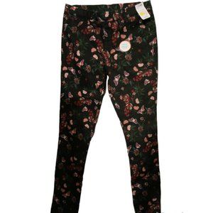 Wonder Nation Jegging Elastic Waistband Girl XXL 18 ( Small Women) Butterfly New